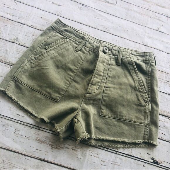 AE Super High-Waisted Utility Denim Short - Picture 4 of 7